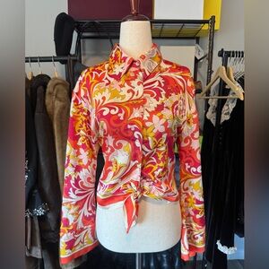 70’s Style Zara Blouse🧡